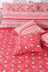 20s Cotton Cushion Cover in Block Print with Piping